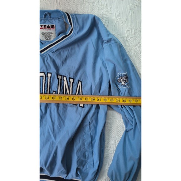 Vintage 90s Carolina Tar Heels Mens pull over jacket XL Team Edition Apparel - Picture 10 of 10